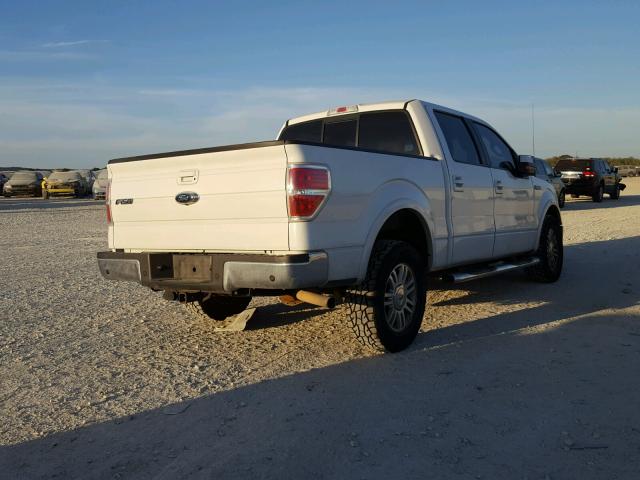 1FTPW12V39FA57928 - 2009 FORD F150 SUPER WHITE photo 4