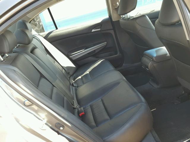 1HGCP3F87AA019844 - 2010 HONDA ACCORD EXL GRAY photo 6