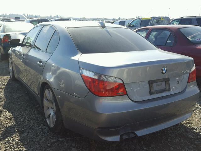 WBANA735X4B061513 - 2004 BMW 530 I GRAY photo 3