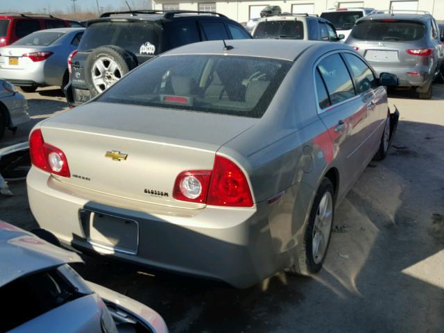 1G1ZB5EB3AF219938 - 2010 CHEVROLET MALIBU LS GOLD photo 4