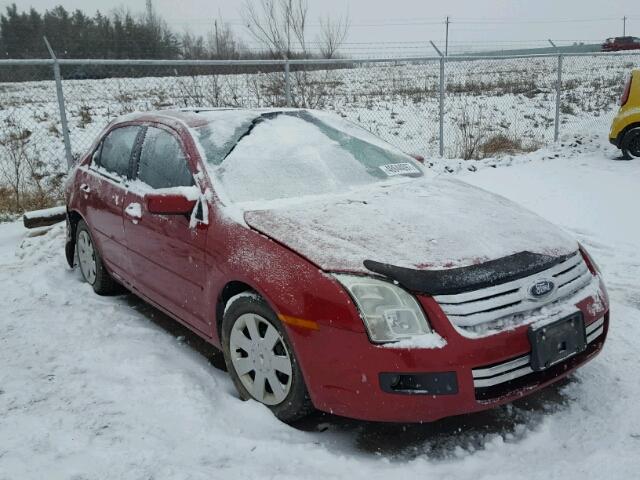 3FAHP07Z38R229602 - 2008 FORD FUSION SE RED photo 1