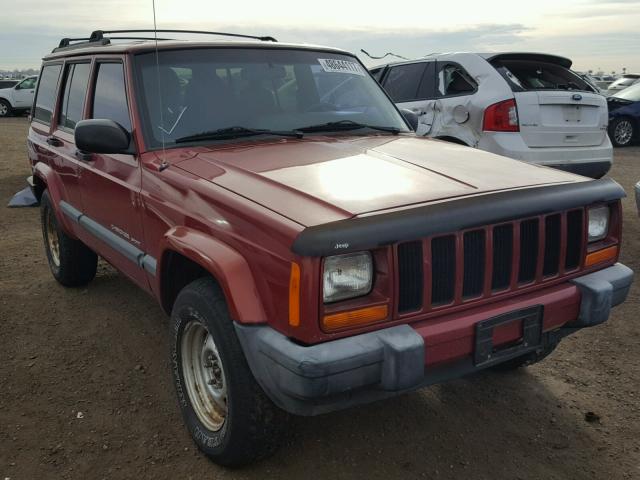 1J4FF68S6XL582450 - 1999 JEEP CHEROKEE S RED photo 1