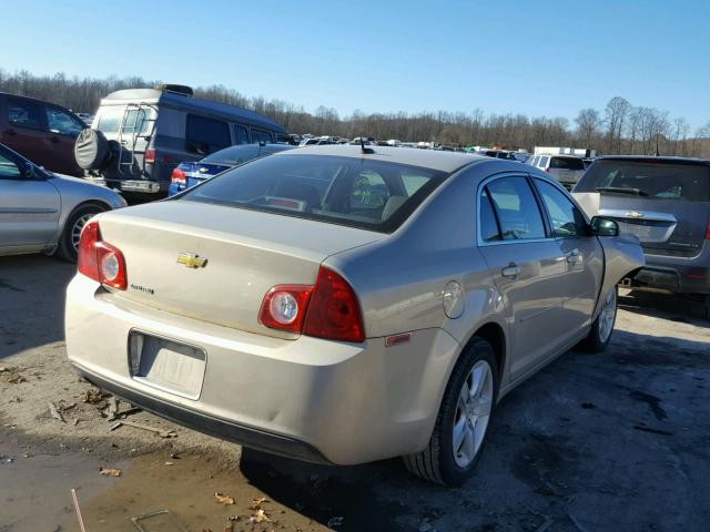 1G1ZB5EB0AF316773 - 2010 CHEVROLET MALIBU LS GOLD photo 4