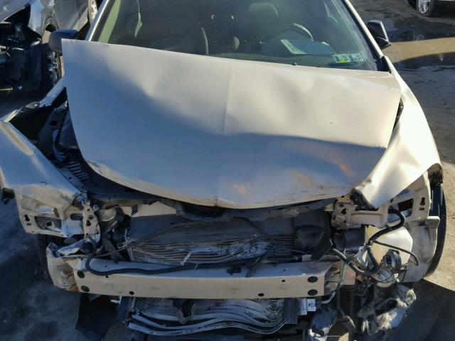 1G1ZB5EB0AF316773 - 2010 CHEVROLET MALIBU LS GOLD photo 7