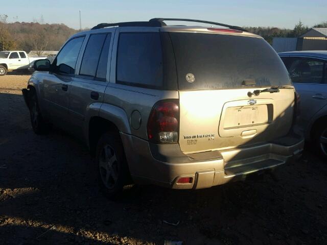 1GNDS13S462174317 - 2006 CHEVROLET TRAILBLAZE GOLD photo 3