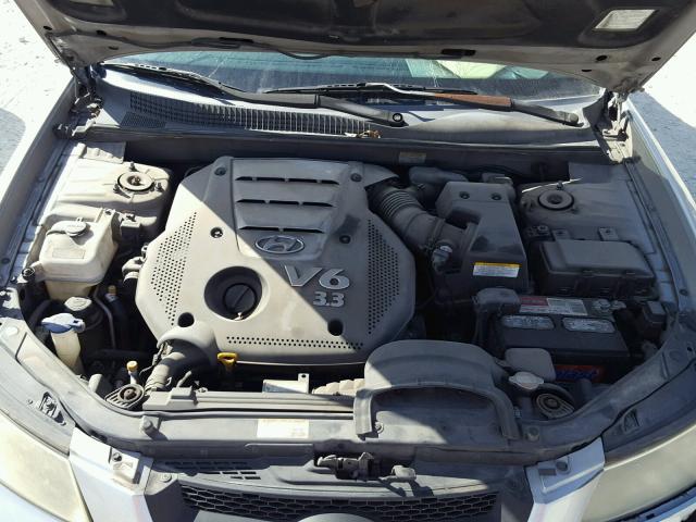 5NPEU46F37H163140 - 2007 HYUNDAI SONATA SE SILVER photo 7