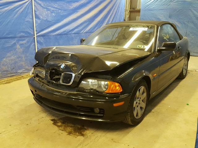 WBABS33441JY50550 - 2001 BMW 325 CI BLACK photo 2