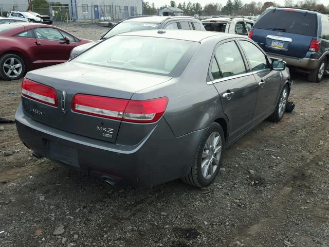 3LNHL2JC4CR801433 - 2012 LINCOLN MKZ GRAY photo 4