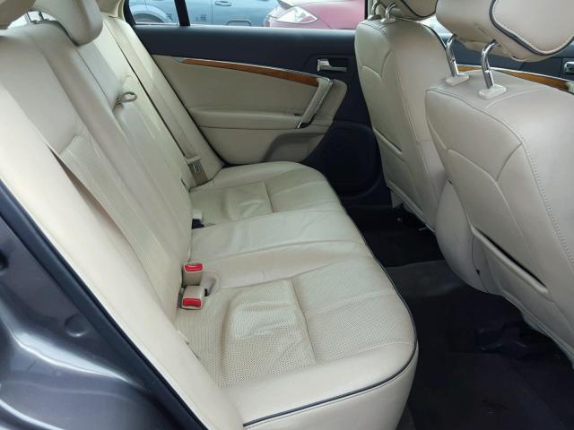 3LNHL2JC4CR801433 - 2012 LINCOLN MKZ ნაცრისფერი ფოტო 6