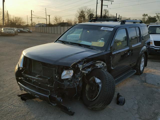 5N1AR1NB2BC631744 - 2011 NISSAN PATHFINDER BLACK photo 2