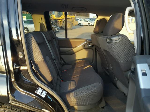5N1AR1NB2BC631744 - 2011 NISSAN PATHFINDER BLACK photo 6