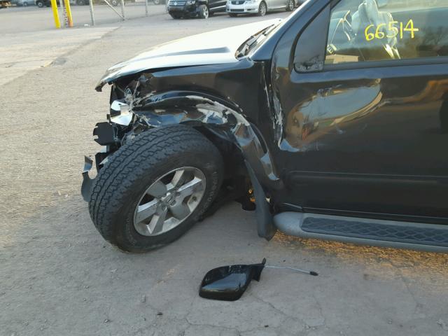 5N1AR1NB2BC631744 - 2011 NISSAN PATHFINDER BLACK photo 9