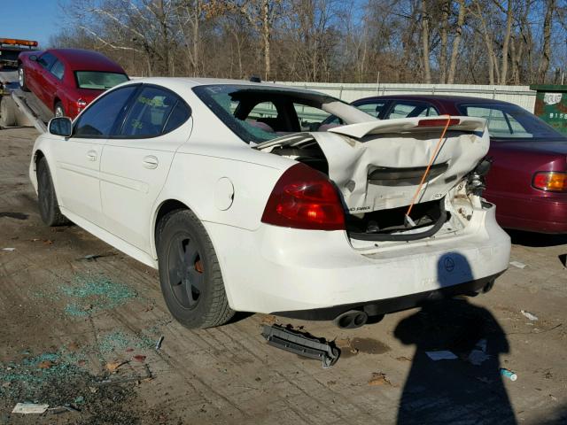 2G2WS542851288539 - 2005 PONTIAC GRAND PRIX WHITE photo 3