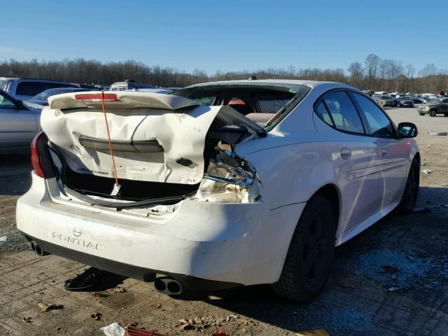 2G2WS542851288539 - 2005 PONTIAC GRAND PRIX WHITE photo 4