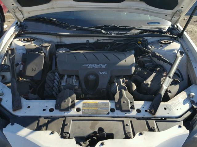2G2WS542851288539 - 2005 PONTIAC GRAND PRIX WHITE photo 7