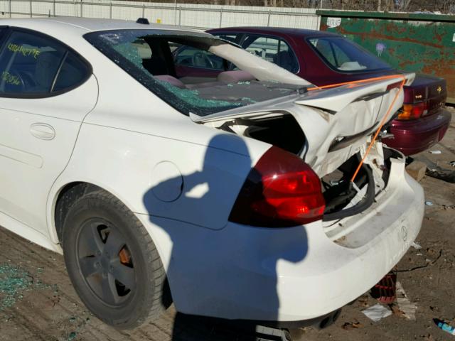 2G2WS542851288539 - 2005 PONTIAC GRAND PRIX WHITE photo 9