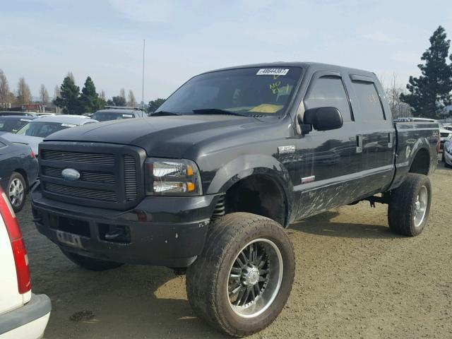 1FTSW21P16EC32794 - 2006 FORD F250 SUPER BLACK photo 2