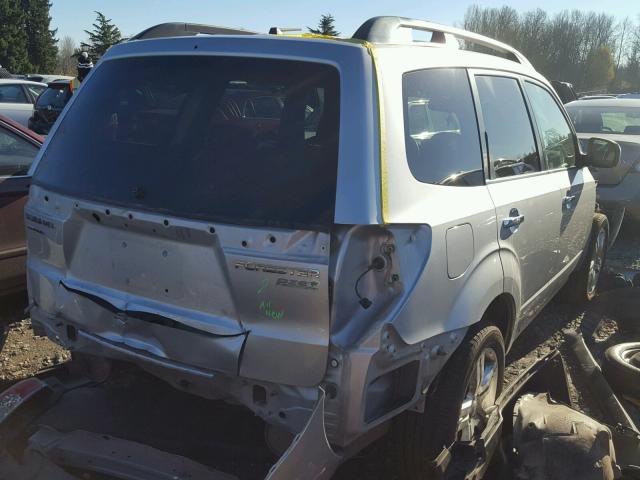 JF2SH6CC9AH715034 - 2010 SUBARU FORESTER 2 SILVER photo 4