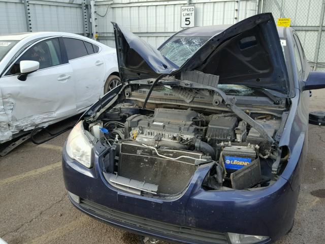 KMHDU46D28U411505 - 2008 HYUNDAI ELANTRA GL BLUE photo 9