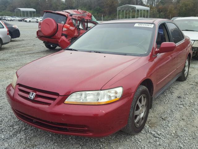 JHMCG56702C032439 - 2002 HONDA ACCORD SE RED photo 2