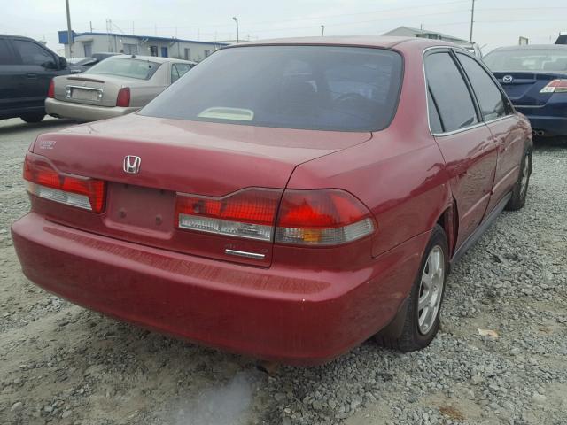 JHMCG56702C032439 - 2002 HONDA ACCORD SE RED photo 4