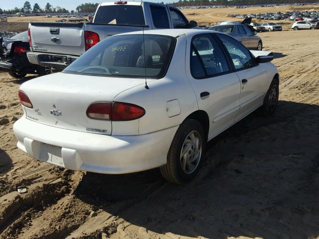 3G1JC5246WS861153 - 1998 CHEVROLET CAVALIER YELLOW photo 4