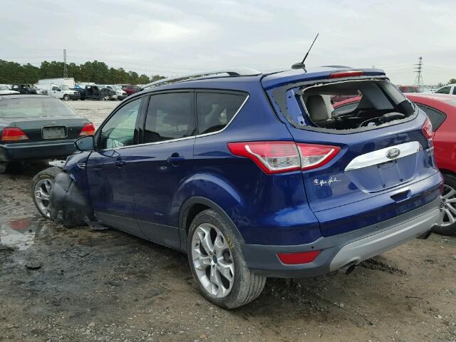 1FMCU0J97EUA38092 - 2014 FORD ESCAPE TIT BLUE photo 3