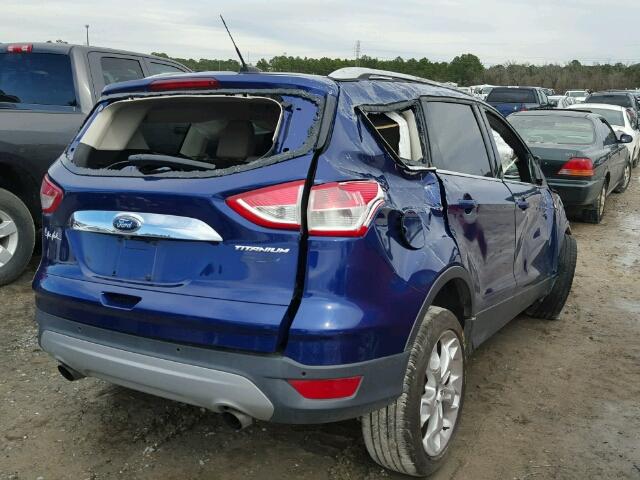 1FMCU0J97EUA38092 - 2014 FORD ESCAPE TIT BLUE photo 4