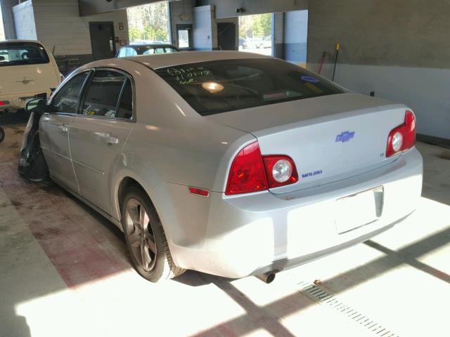 1G1ZH57B18F260879 - 2008 CHEVROLET MALIBU 1LT SILVER photo 3