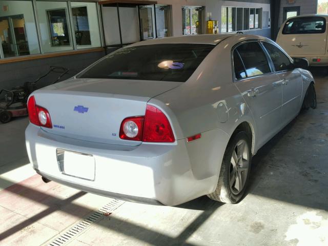 1G1ZH57B18F260879 - 2008 CHEVROLET MALIBU 1LT SILVER photo 4