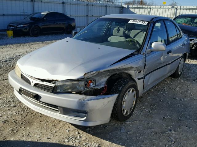 JA3AY26C91U033663 - 2001 MITSUBISHI MIRAGE ES SILVER photo 2