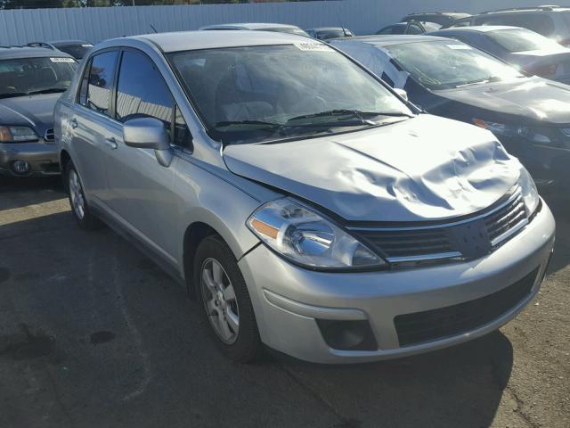 3N1BC11E17L404425 - 2007 NISSAN VERSA S SILVER photo 1