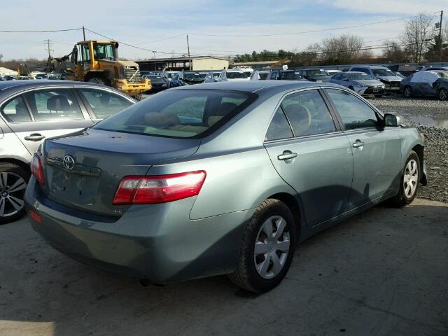 4T1BE46K99U867179 - 2009 TOYOTA CAMRY BASE GREEN photo 4