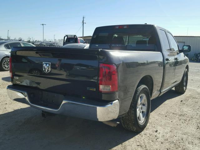 1D3HB18P09S801895 - 2009 DODGE RAM 1500 BLACK photo 4