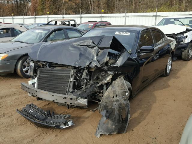 2C3CDXBG3DH582685 - 2013 DODGE CHARGER SE BLACK photo 2