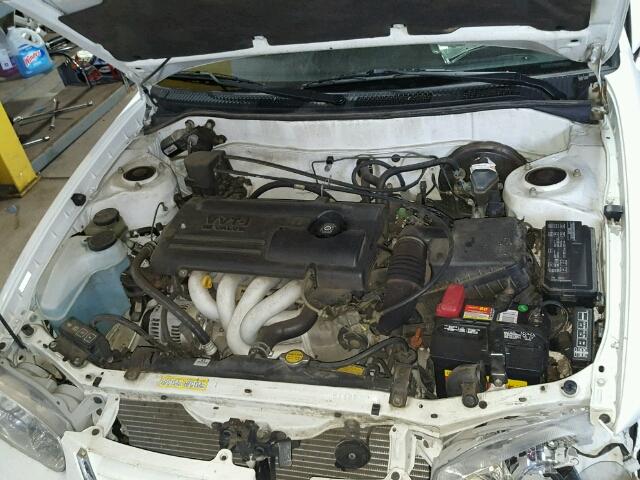 1NXBR12E41Z455789 - 2001 TOYOTA COROLLA CE WHITE photo 7