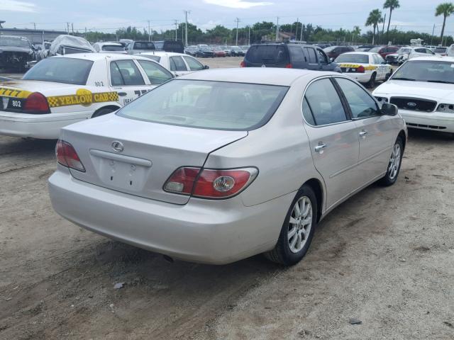 JTHBF30GX20011126 - 2002 LEXUS ES 300 CREAM photo 4