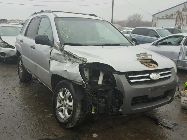 KNDJF723387495493 - 2008 KIA SPORTAGE E SILVER photo 1