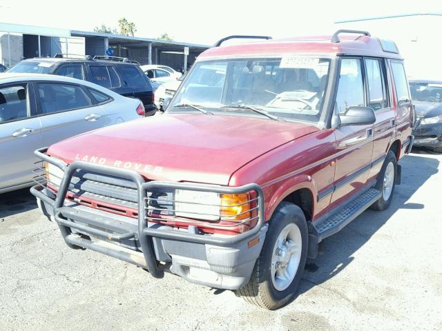 SALJY1242WA754015 - 1998 LAND ROVER DISCOVERY RED photo 2