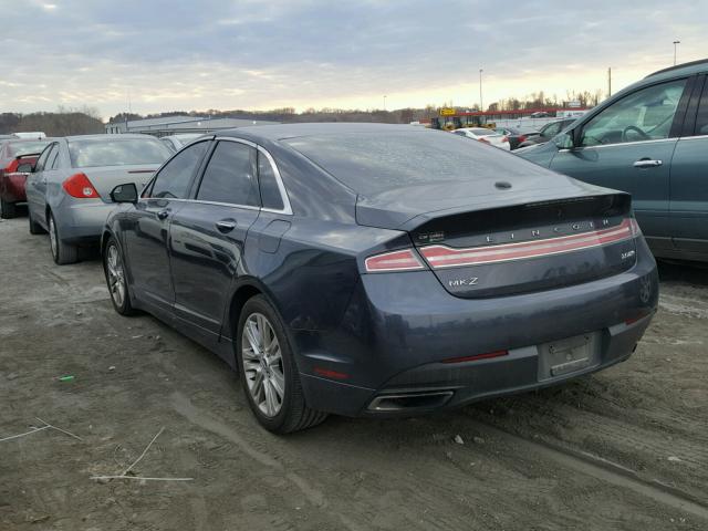 3LN6L2J93DR804322 - 2013 LINCOLN MKZ BLACK photo 3