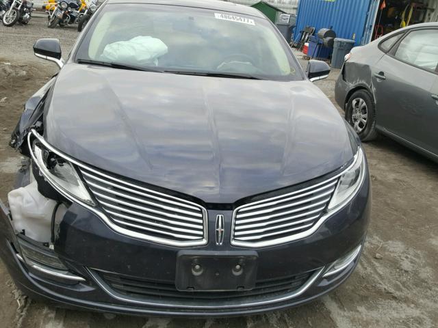 3LN6L2J93DR804322 - 2013 LINCOLN MKZ BLACK photo 7