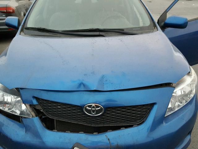 1NXBU40E99Z088404 - 2009 TOYOTA COROLLA BA BLUE photo 7