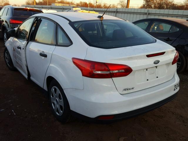 1FADP3E27GL270897 - 2016 FORD FOCUS S WHITE photo 3