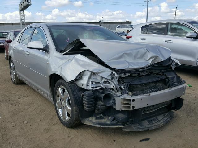 1G1ZH57B08F227260 - 2008 CHEVROLET MALIBU 1LT SILVER photo 1