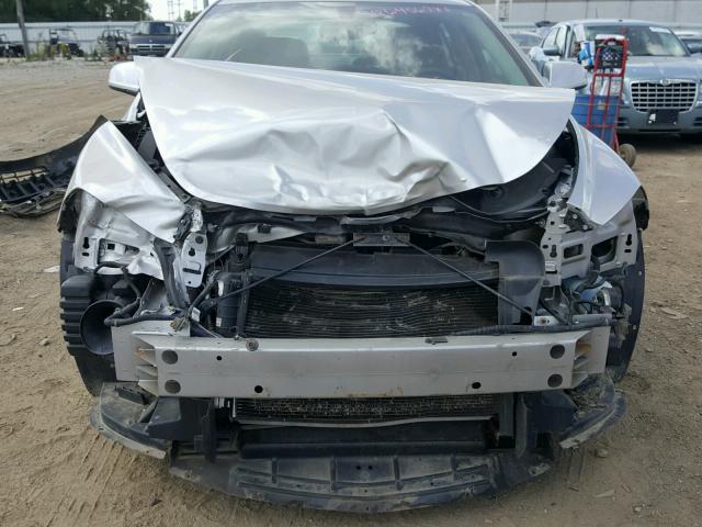 1G1ZH57B08F227260 - 2008 CHEVROLET MALIBU 1LT SILVER photo 9