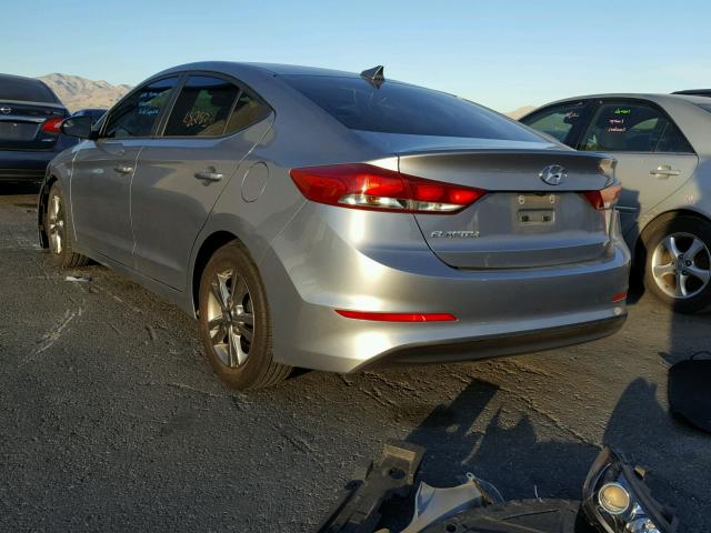 5NPD84LF4HH079253 - 2017 HYUNDAI ELANTRA SE BLUE photo 3