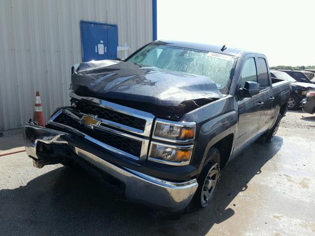 1GCVKPECXEZ398560 - 2014 CHEVROLET SILVERADO GRAY photo 2