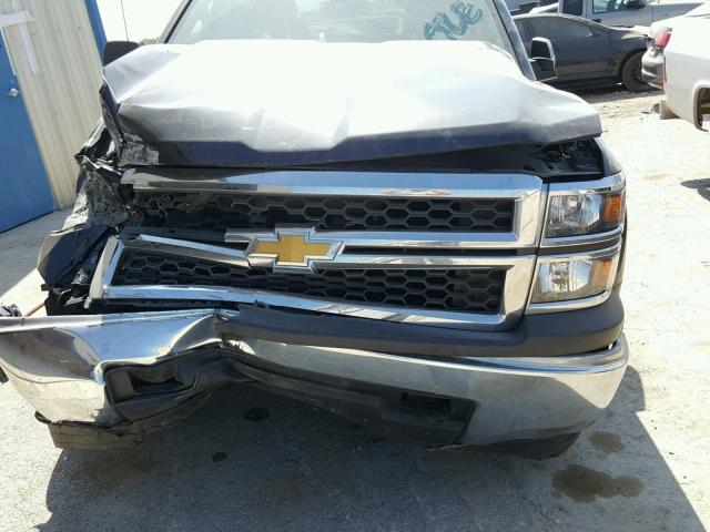 1GCVKPECXEZ398560 - 2014 CHEVROLET SILVERADO GRAY photo 7