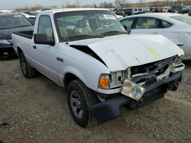 1FTYR10D99PA49154 - 2009 FORD RANGER WHITE photo 1