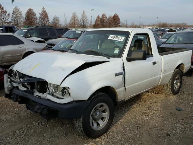 1FTYR10D99PA49154 - 2009 FORD RANGER WHITE photo 2